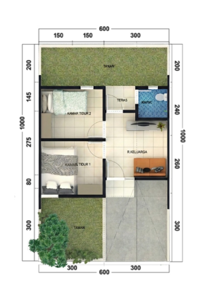 Denah Asli Margosari